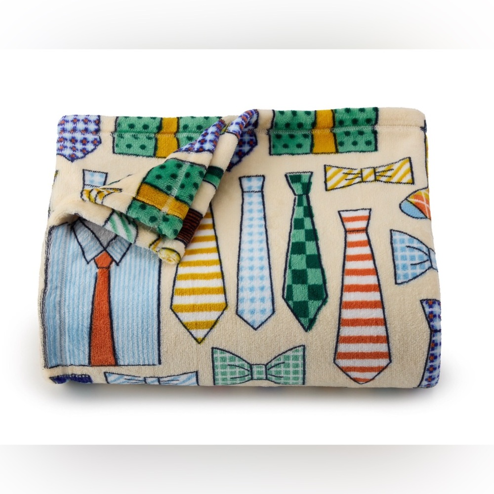 New “Ties” Oversized Throw Blanket